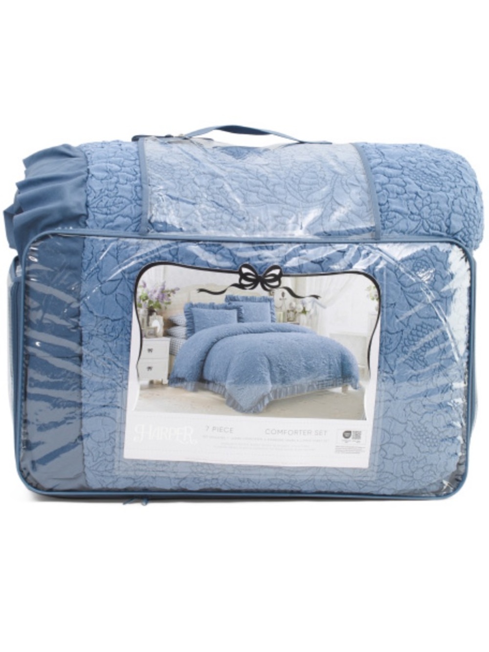 Harper Textured Comforter Set